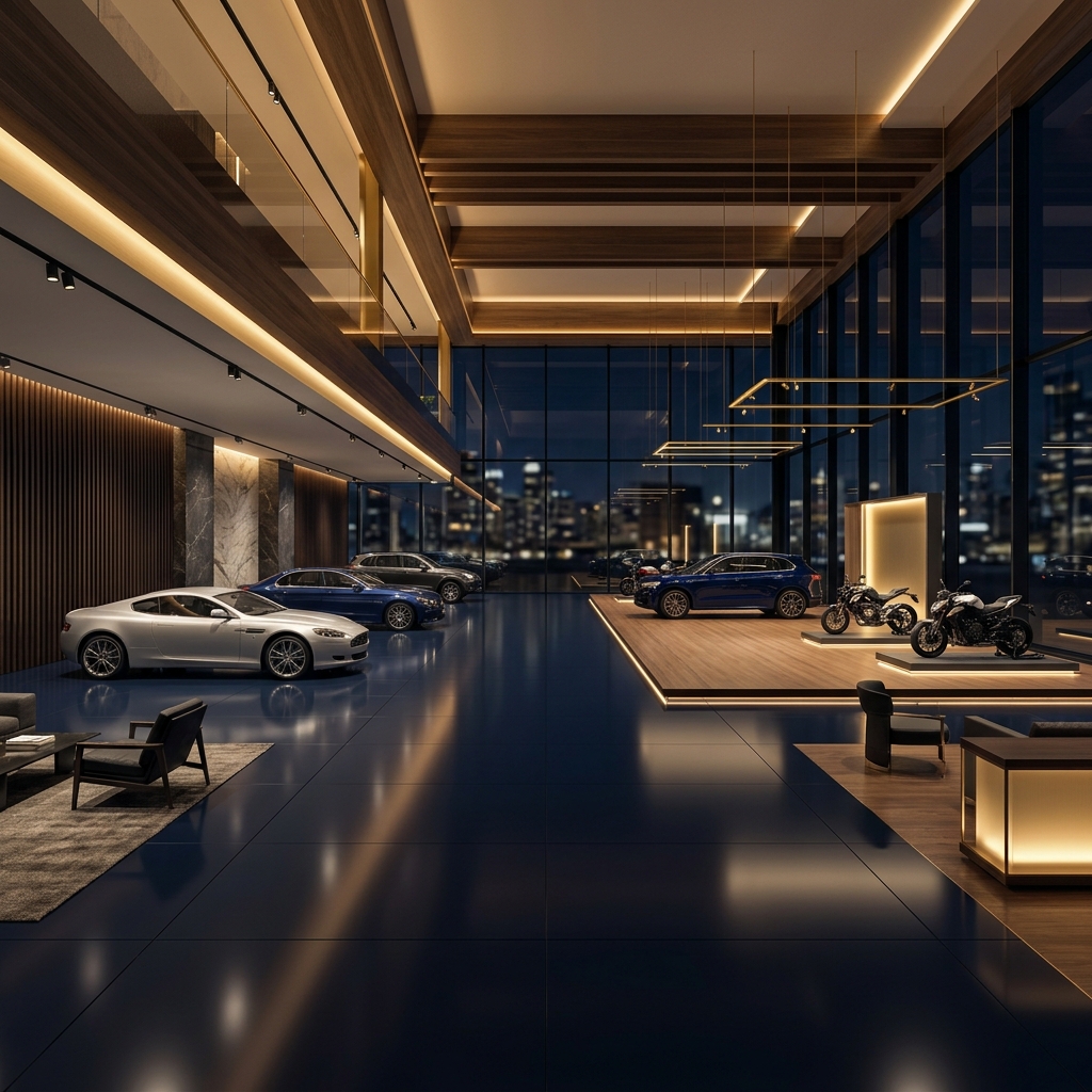 Interior Showroom Karya Motorindo